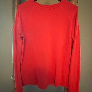 Athleta Red/orange  Long Sleeve Shirt